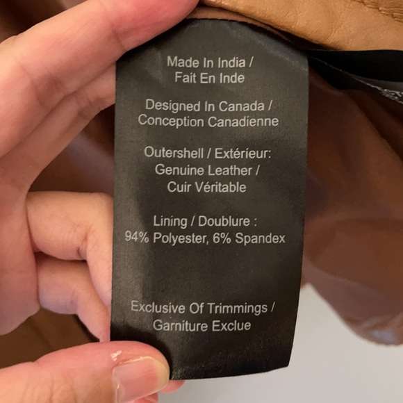 Leather jacket from Danier - Picture 4 of 5